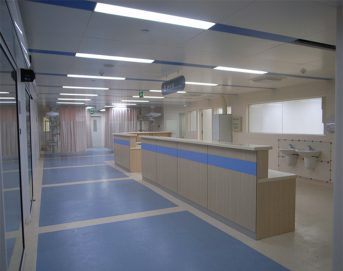 附属医院护士站装修实景图 附属医院护士站装修实景图