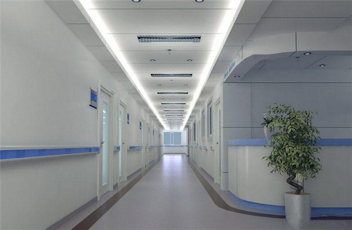 综合医院病房走廊装修设计效果图