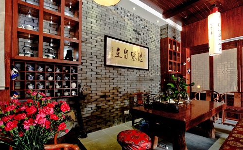 中式茶楼包厢设计实景图