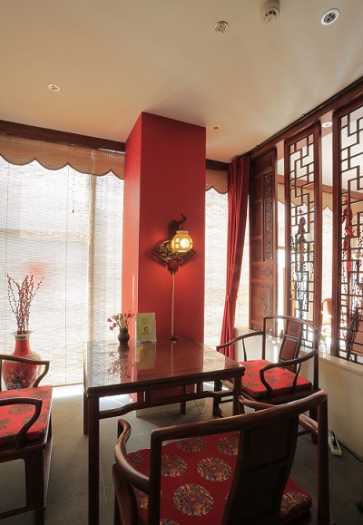 中式茶楼散客区设计实景图