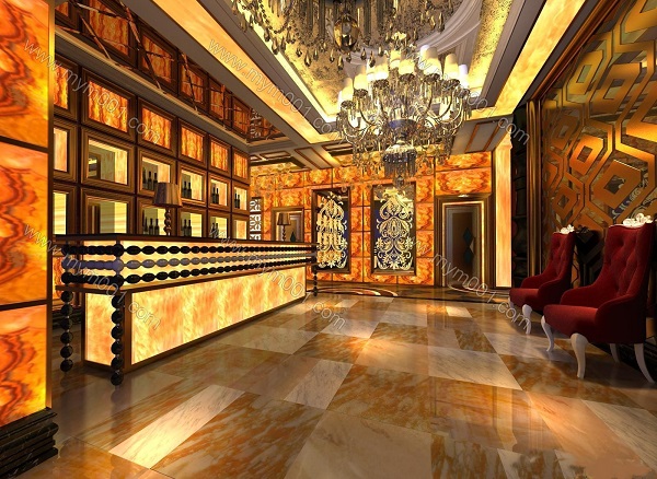 夜总会服务台装修效果图