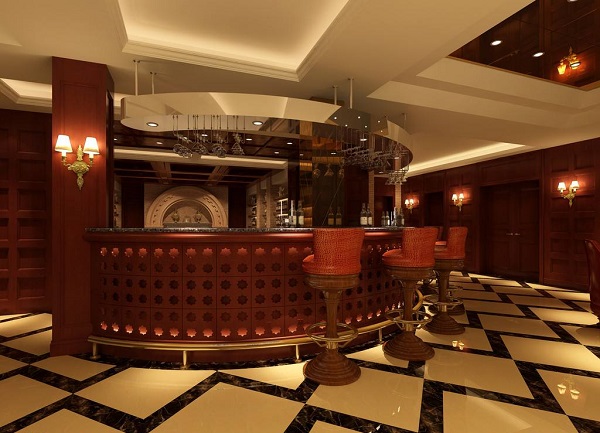 夜总会服务台装修效果图