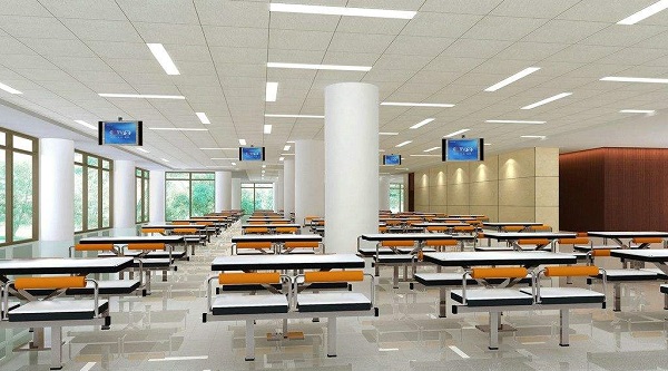 中学校食堂改造装修施工方案 食堂装修示意...