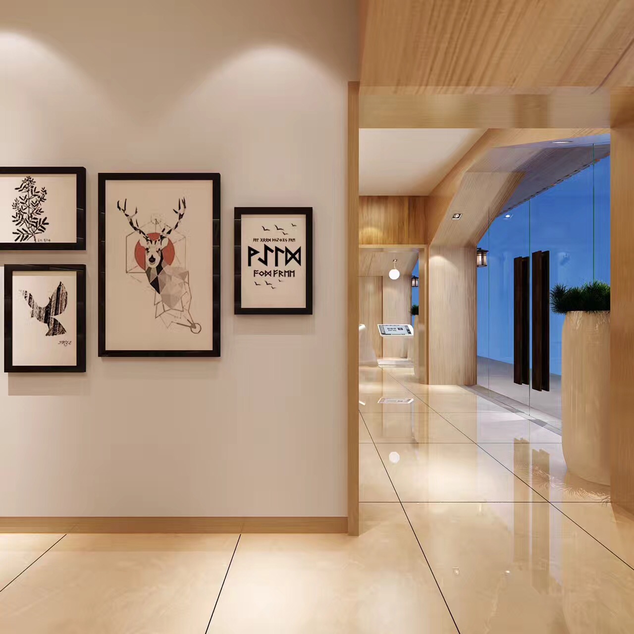 展厅装修效果图 展厅装修效果图