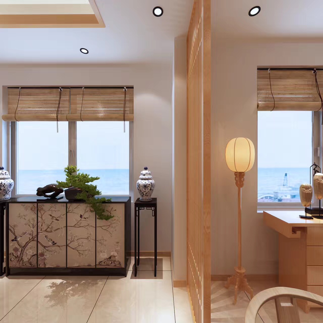 办公室家具陈设设计效果图 办公室家具陈设设计效果图