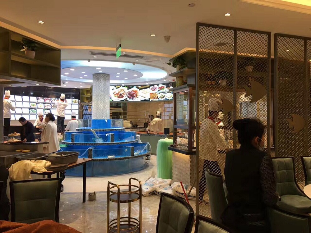 海鲜饭店装修设计效果图