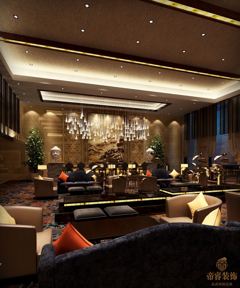 成都四星级酒店装修图片 成都四星级酒店装修图片-一层休闲区2