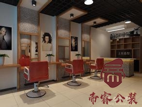 200平理发店装修设计及效果图赏析，20...