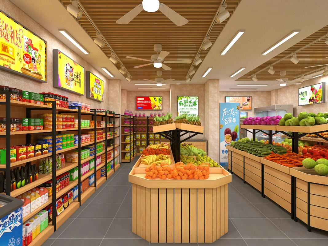 让水果店铺财源滚滚的装修设计风格