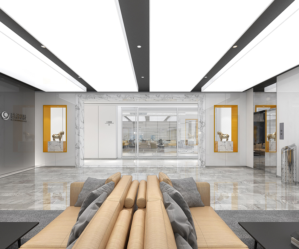 办公室隔断设计装修图片