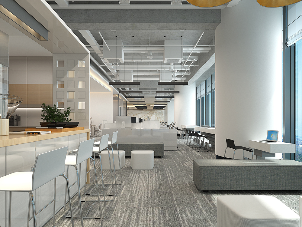 办公室隔断设计装修图片