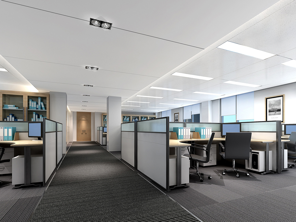 办公室隔断设计装修图片