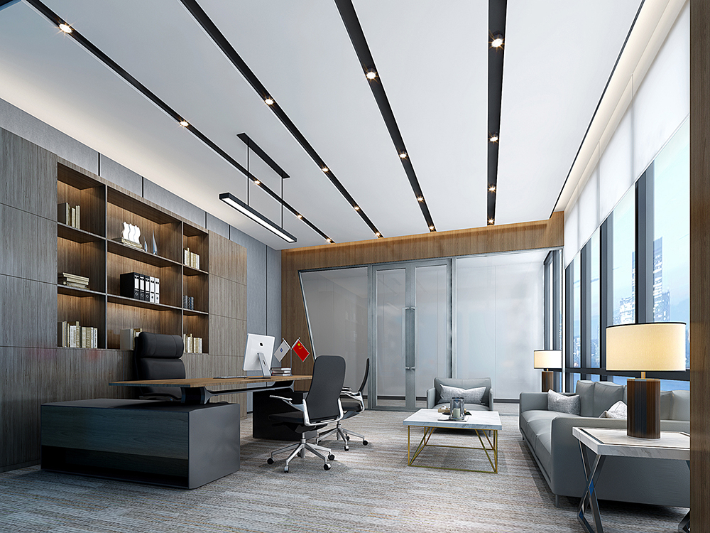 办公室隔断设计装修图片