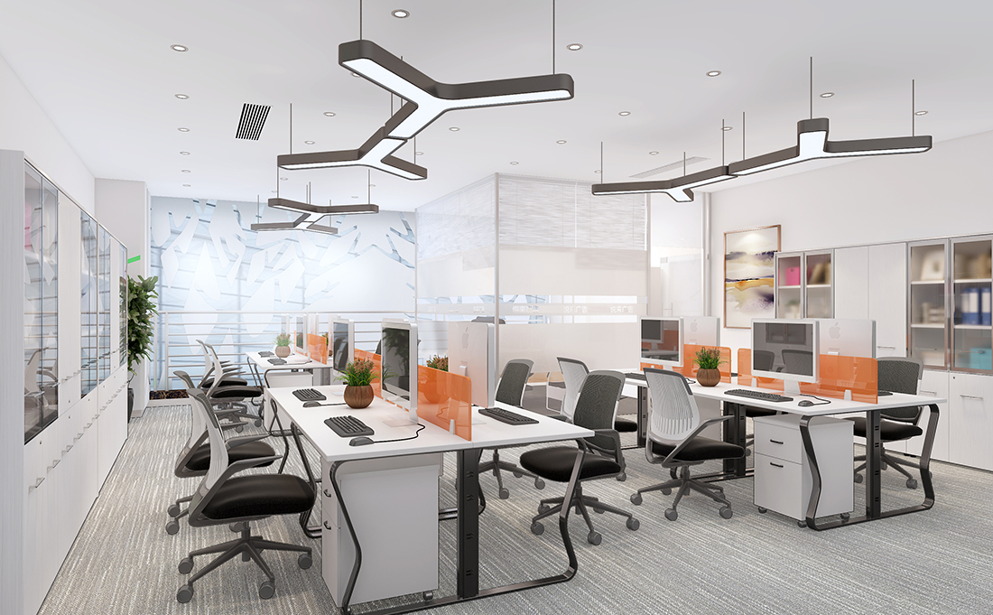 第2套电商公司办公室装修设计风格效果图图片