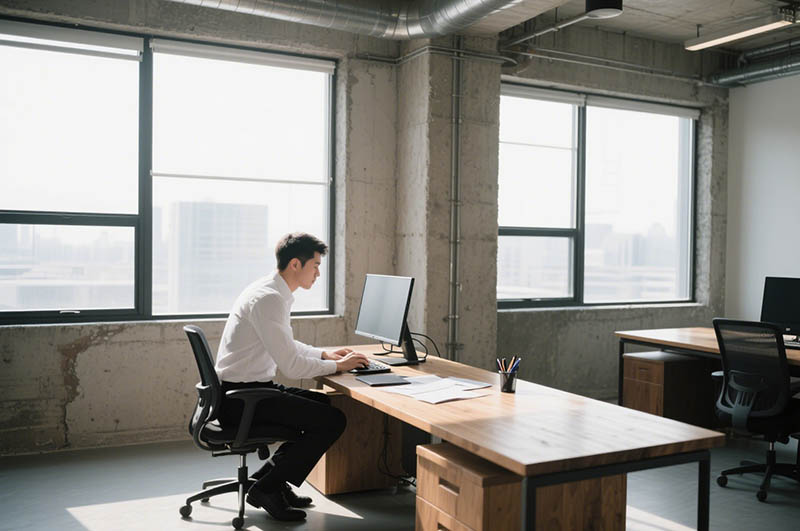 工业风办公工位家具